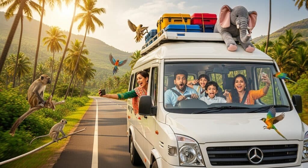 Tempo Traveller Rentals in Madurai