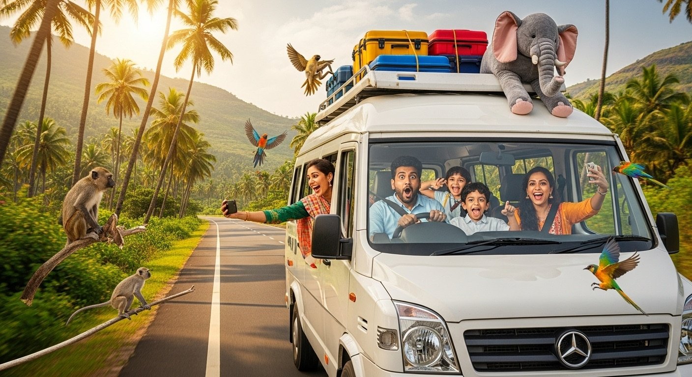 Tempo Traveller Rentals in Madurai